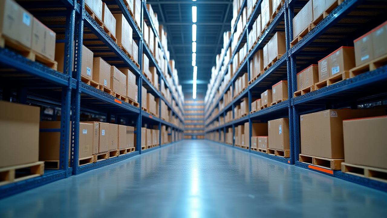 Organized modern warehouse facility representing efficient returns management in Clayton NC